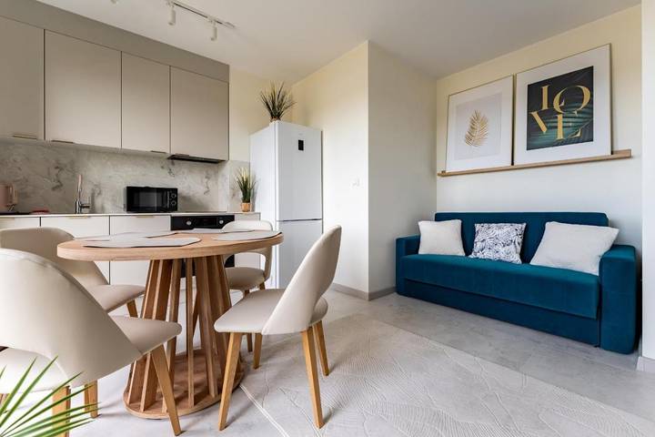 Apartament wakacyjny dla 4 osób, z Balkon w Rumia