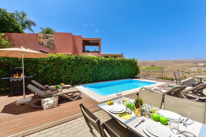 Chalet para 4 personas, con piscina además de terraza y jardín, Se admiten mascotas en Gran Canaria - 3