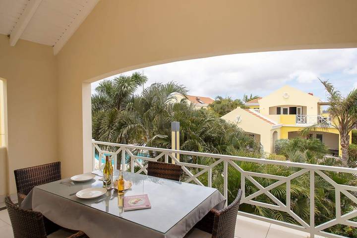 Vakantieappartement voor 2 personen, with balkon and balkon/terras as well as zwembad, kindvriendelijk op Bonaire