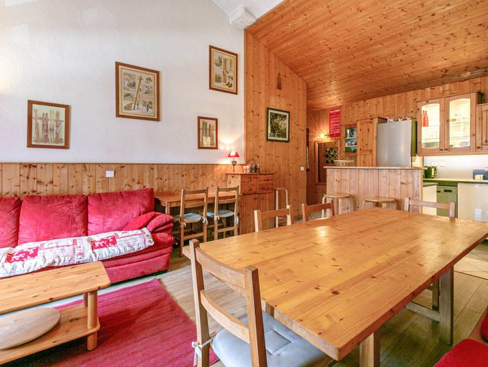 Chalet pour 9 personnes, avec balcon à Val-d'Isère