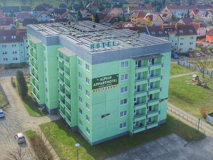 Hotel für 3 Personen, mit Ausblick und Garten, mit Haustier in Rötha