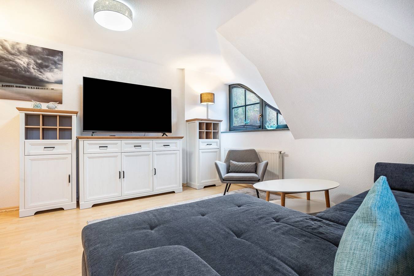 Apartamento entero, Apartamento '7 Sanddüne' con vistas al lago, terraza privada y Wi-Fi in Seedorf (Sellin), Sellin