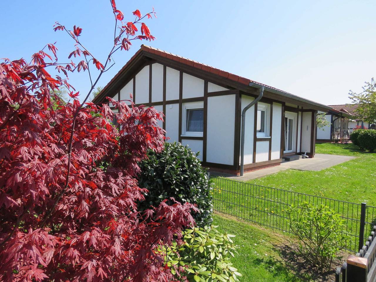 Ferienhaus Kogge im Feriendorf Altes Land - Ferienhaus 306 Kogge 60qm bis 5 Personen mit Haustier in Hollern-Twielenfleth, Altes Land Stade