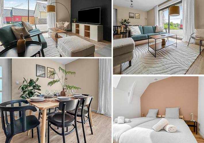 Location de vacances pour 6 personnes, avec Terrasse à Pont-Péan