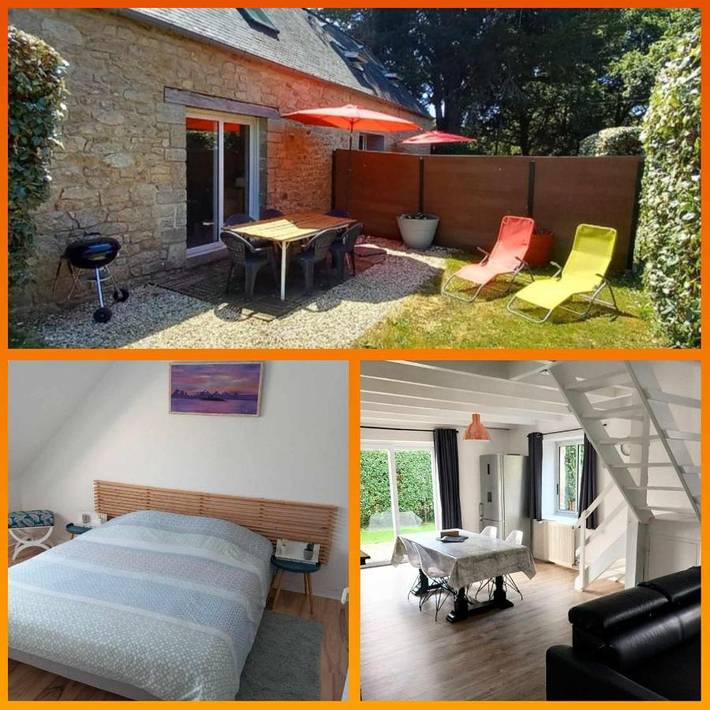 Maison de vacances pour 4 personnes, avec piscine et jardin, animaux acceptés