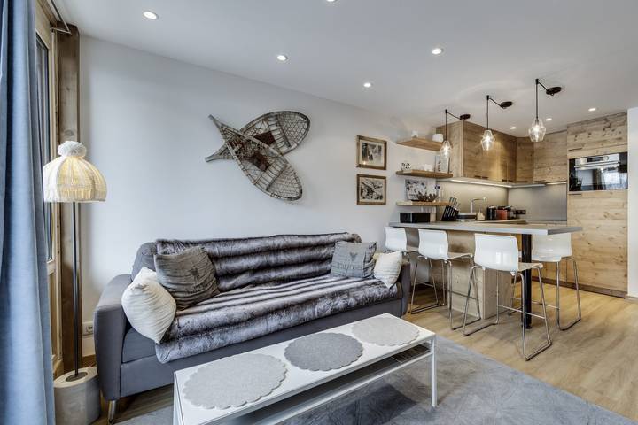 Gîte pour 4 personnes, avec balcon, adapté aux familles dans Office De Tourisme De Val D Isere - 3