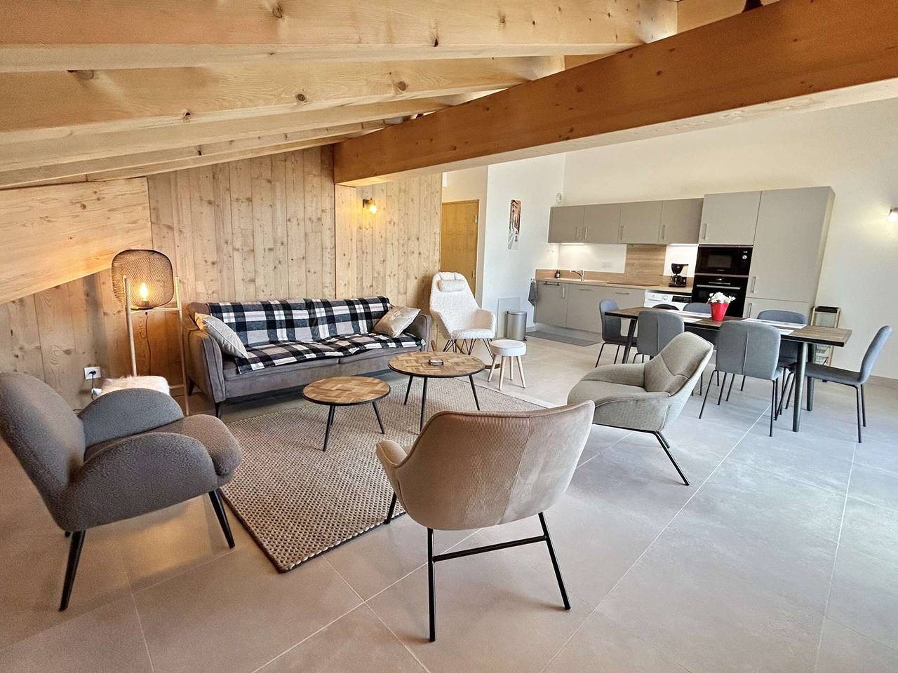 Apartamento entero, Apartamento de 3 piezas, 4-6 pers., Combloux, cerca de remontes mecánicos in Combloux, Pays du Mont-Blanc