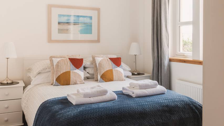 Vacation apartment for 4 people, with Ocean view and Yard in Scotland
