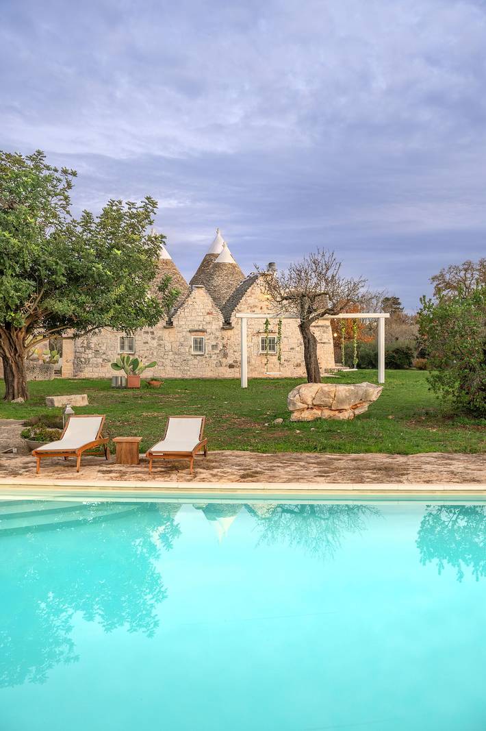 Appartement de vacances pour 4 personnes, avec jardin et piscine