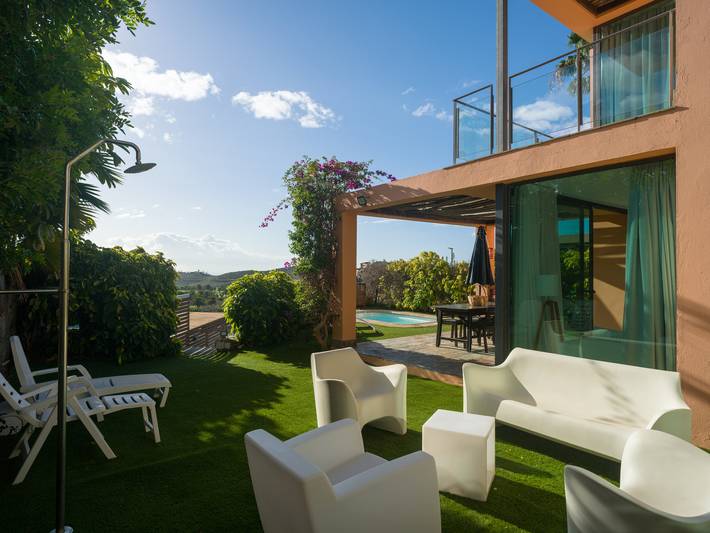 Casa rural para 5 personas, con Balcón y Terraza además de Jardín y Piscina en Salobre - 3