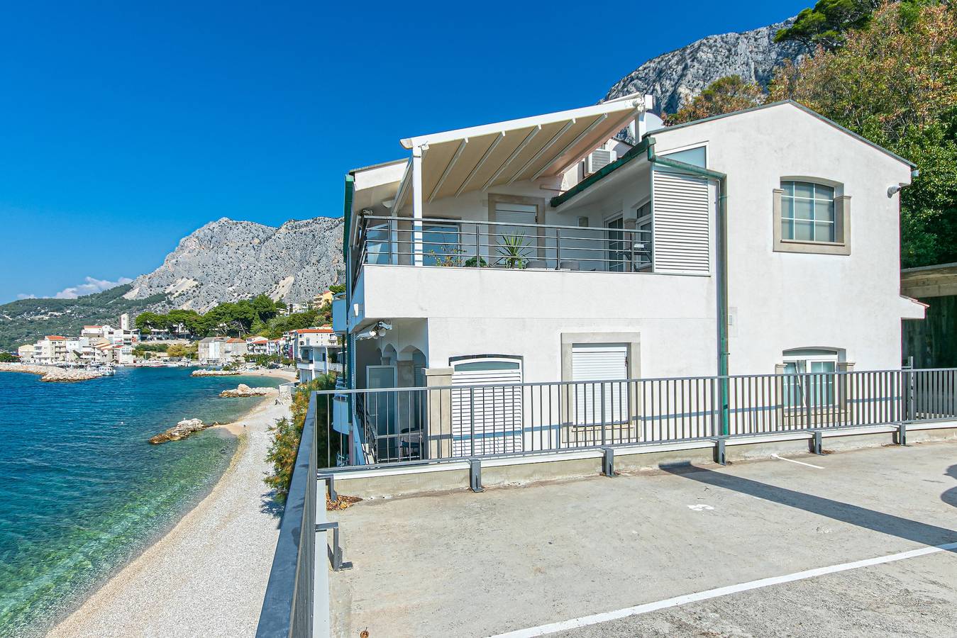 Ganze Wohnung, 1-Zimmer-Ferienwohnung am Strand Drasnice, Makarska A-6652-b in Drašnice, Makarska Riviera