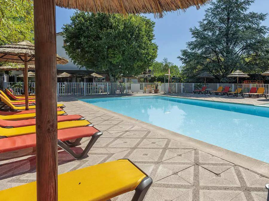 Flower Camping Les Paillotes en Ardeche - Zelt 5 personen - Bengali Toilé 25m² Standard (2Sch - 5Pers.) (ohne Sanitäranlagen) in Ruoms, Ardèche