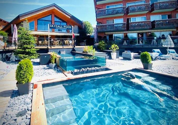 Hôtel pour 2 personnes, avec jardin et sauna ainsi que jacuzzi et piscine