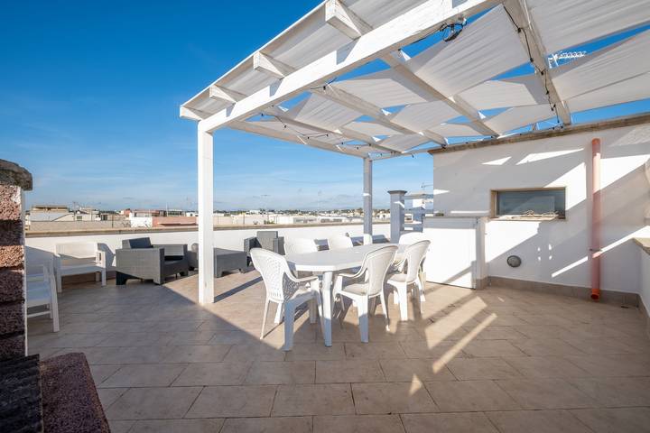 Ferienhaus für 12 Personen, mit Balkon in Porto Cesareo