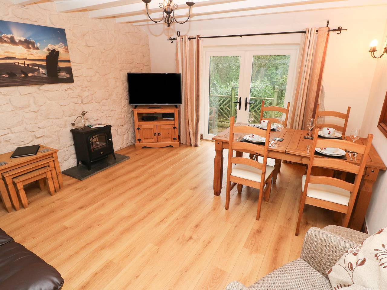 Cottage voor 4 personen met tuin in Scurlage, Swansea en omgeving