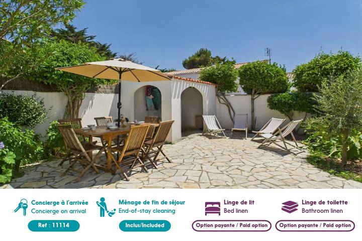 Maison 5 pers avec terrasse et Bbq, plage à 400 m in Saint-Clément-des-Baleines, Región de La Rochelle
