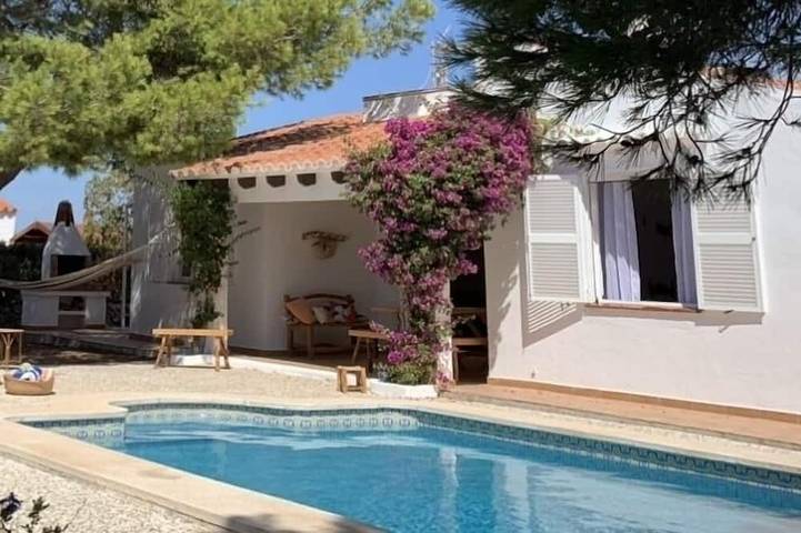 Maison de vacances pour 8 personnes, avec jardin et terrasse à Binibeca