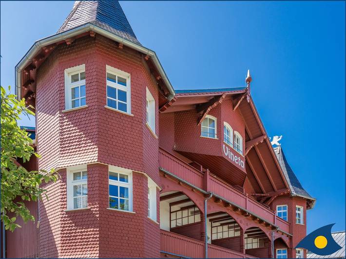 Ferienwohnung für 2 Personen, mit Seeblick und Sauna sowie Balkon und Garten in Bansin - 3