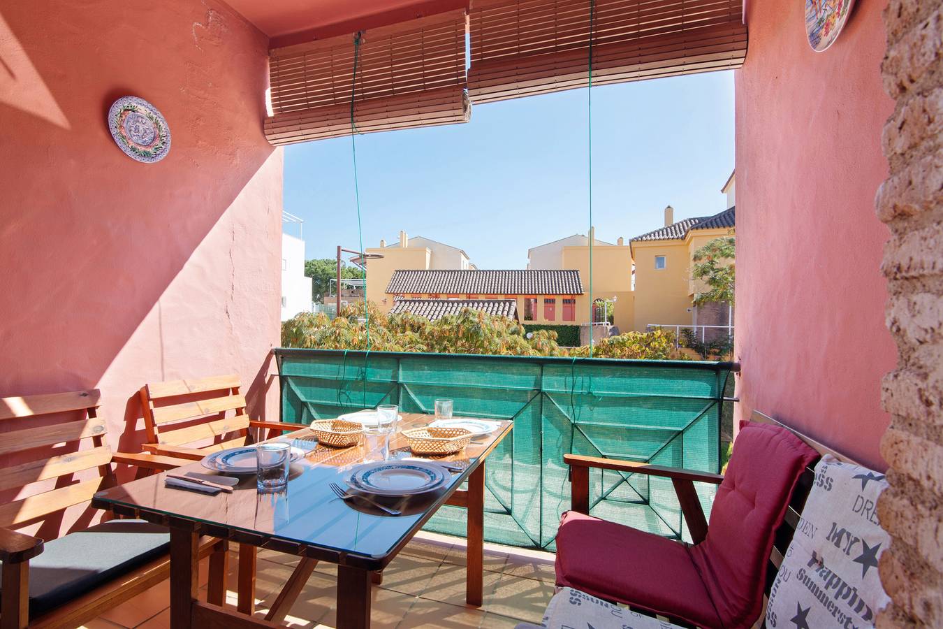 Helles Duplex am Golfplatz mit Gemeinschaftspool, privaten Terrassen und Klimaanlage in Islantilla, Isla Cristina