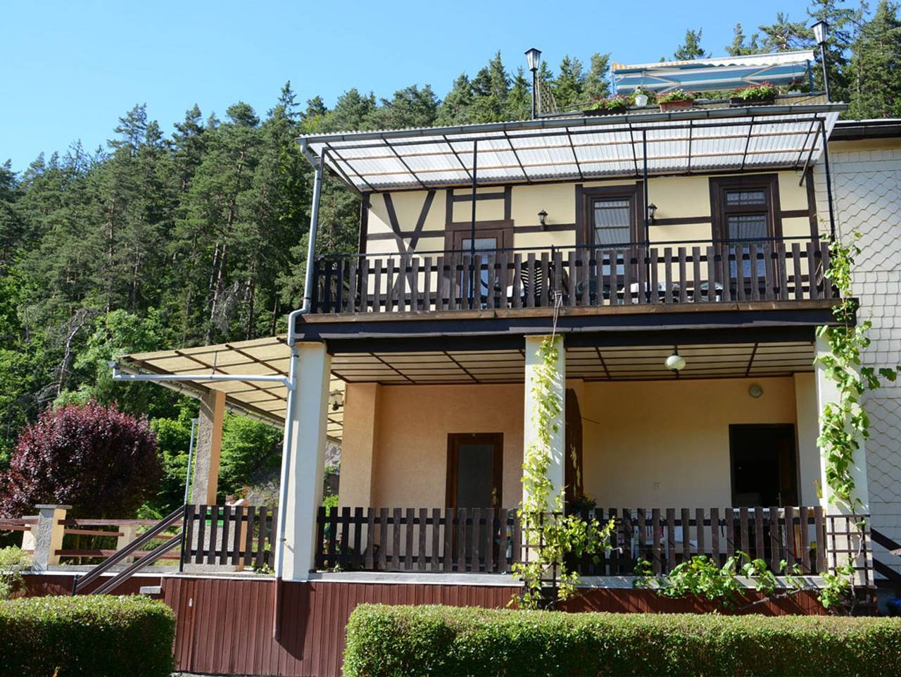 Gasthof Bergmann - Doppelzimmer mit Du/Wc in Sitzendorf, Frankenwald