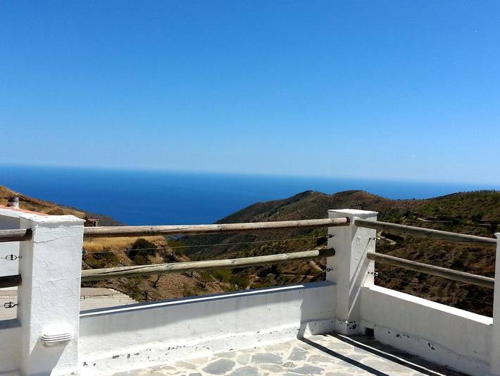 Casa rural para 12 personas, con Balcón además de Terraza y Vistas al lago en Adra