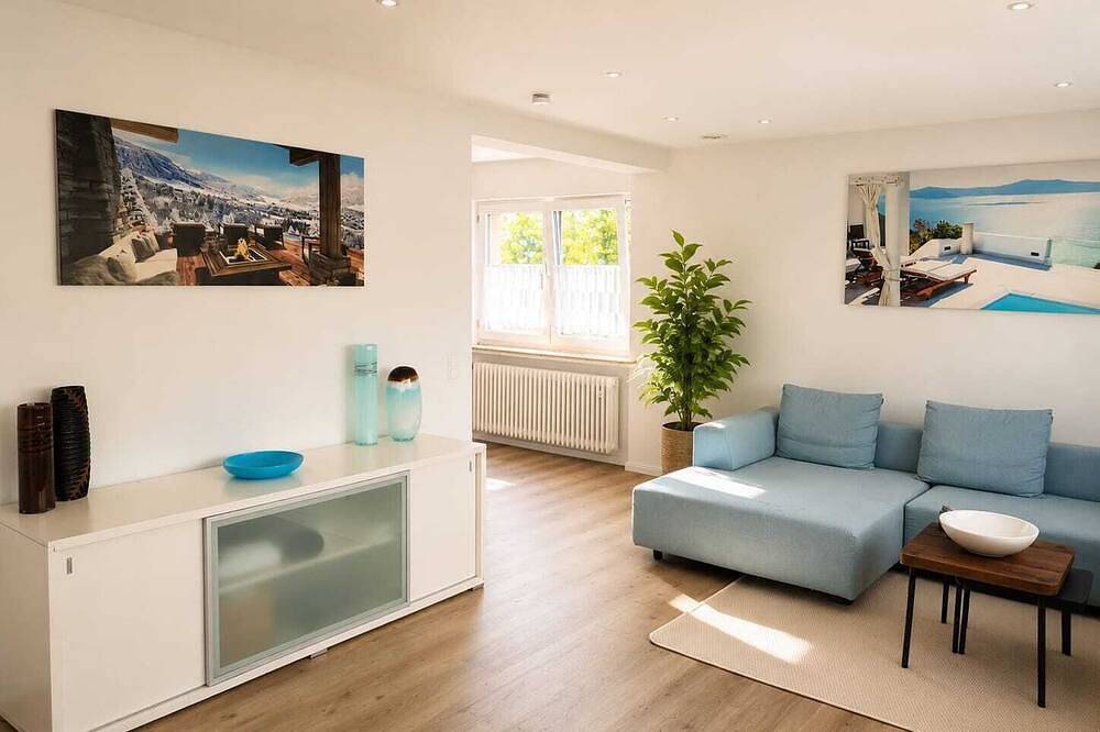 Ganze Wohnung, Moderne 100 m² Fewo nahe Köln/Bonn mit Garten & Wanderwegen. Hunde willkommen. in Much, Rhein-Sieg-Kreis