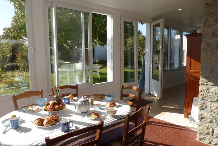 Location de vacances pour 10 personnes, avec balcon et jardin à Étel - 3