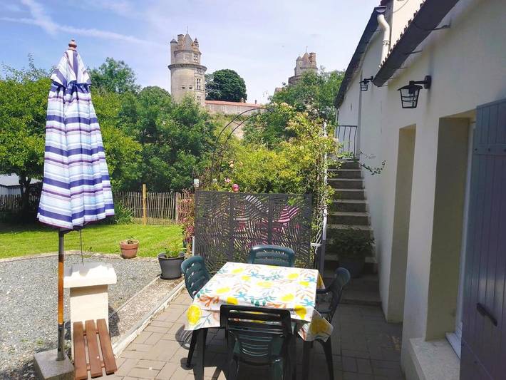 Maison de vacances pour 4 personnes, avec terrasse ainsi que vue et jardin