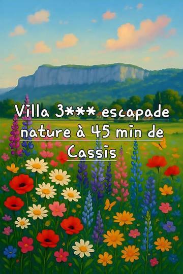 Cottage pour 4 personnes, avec terrasse et jardin à Plan-d'Aups-Sainte-Baume