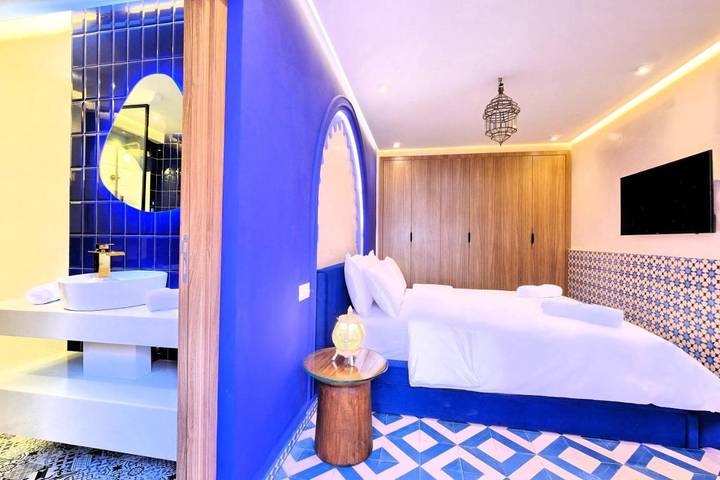 Gîte pour 3 personnes, avec vue ainsi que piscine et jardin dans Jardin Majorelle Marrakech - 2