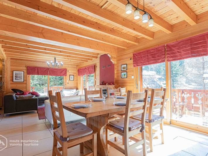 Chalet pour 14 personnes, avec balcon dans Valfréjus - 2