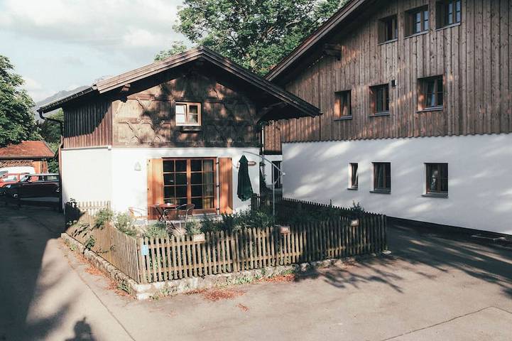 Hütte für 3 Personen, mit Garten und Terrasse am Forggensee