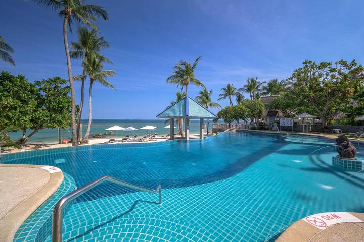 Resort für 4 Personen, mit Pool und Garten sowie Kinderpool und Sauna auf Koh Samui