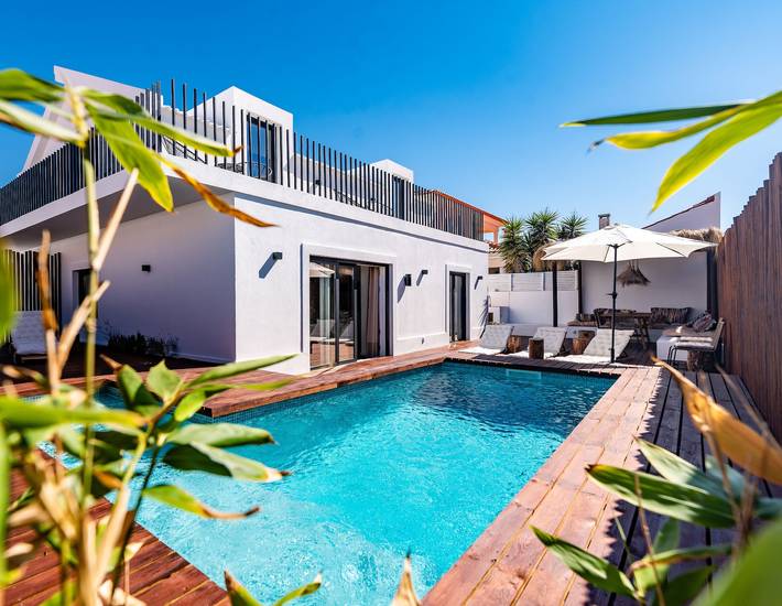 Ferienhaus für 9 Personen, mit Garten