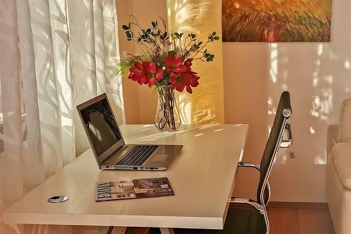 Ferienhaus für 6 Personen, mit Garten und Balkon