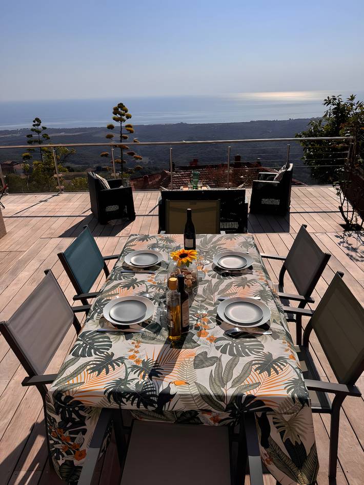 Dom wakacyjny dla 8 osób, z balkon i ogród, Dla rodziny w Korsyka