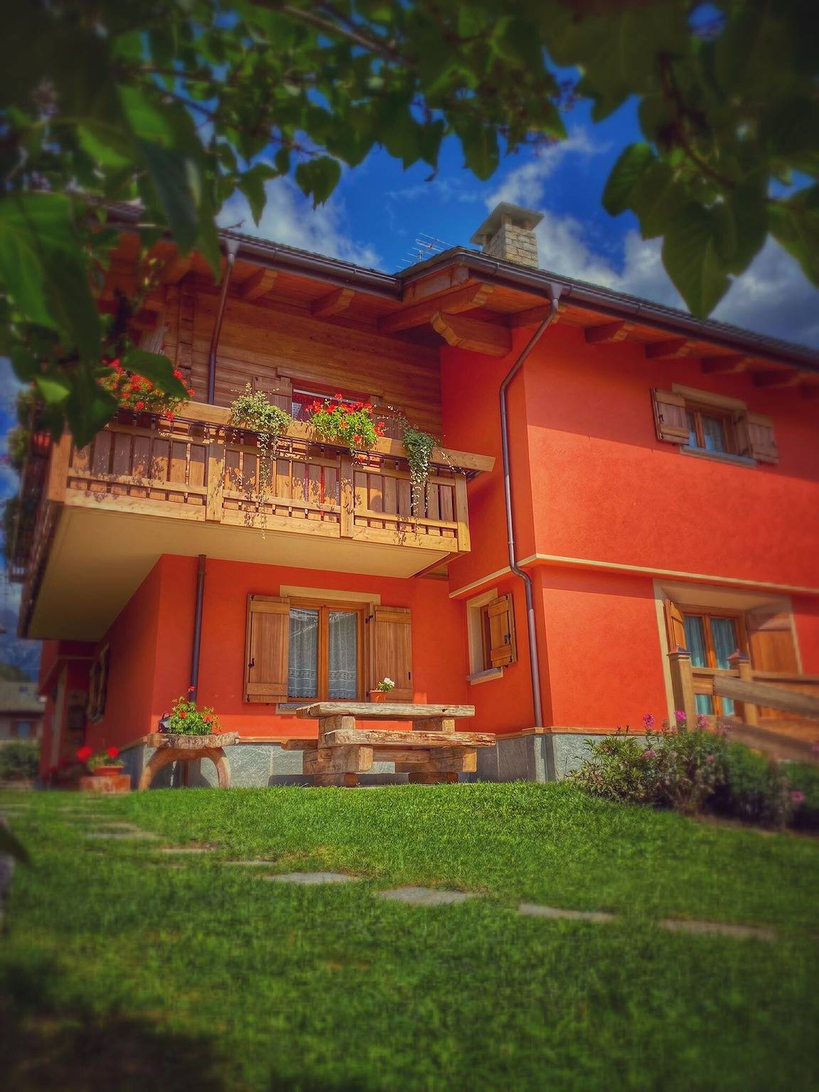 Ganze Wohnung, Ferienwohnung "Casa Clus Bormio 2" mit Bergblick, 2 Balkonen und Wlan in Valdisotto, Nationalpark Stilfser Joch