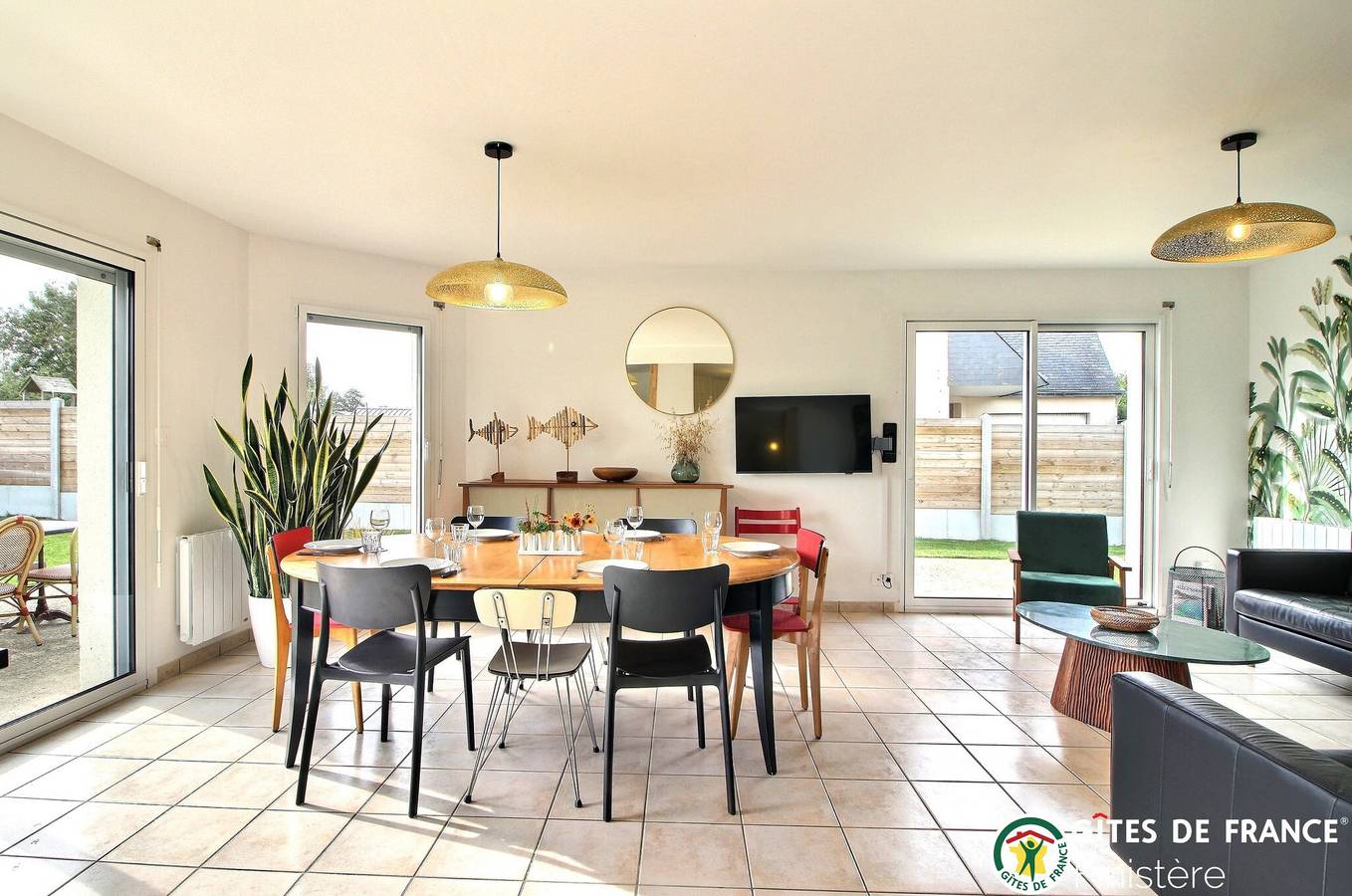 Maison lumineuse et confortable avec jardin clos in Landéda, Región de Brest