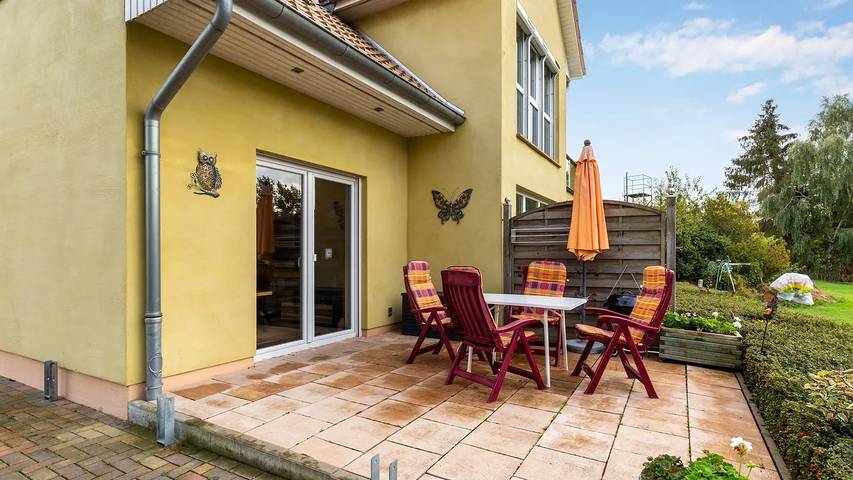 Ferienwohnung für 3 Personen, mit Garten
