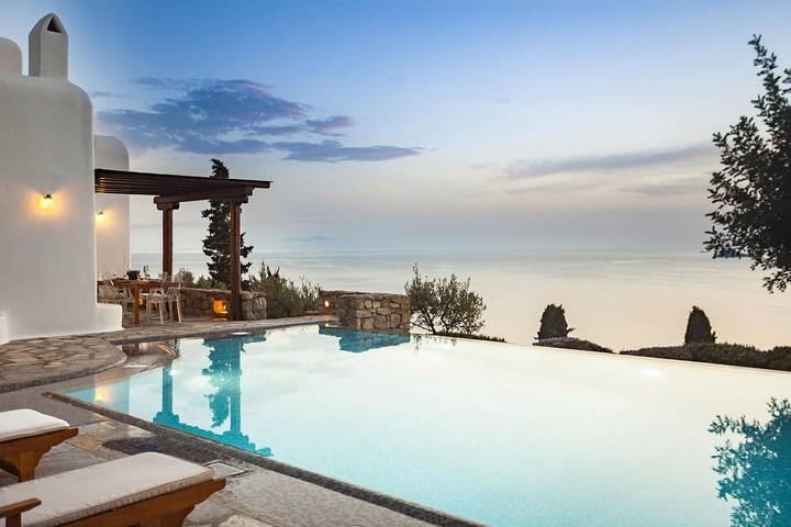 Maison de vacances pour 8 personnes, avec jardin et terrasse dans Mykonos