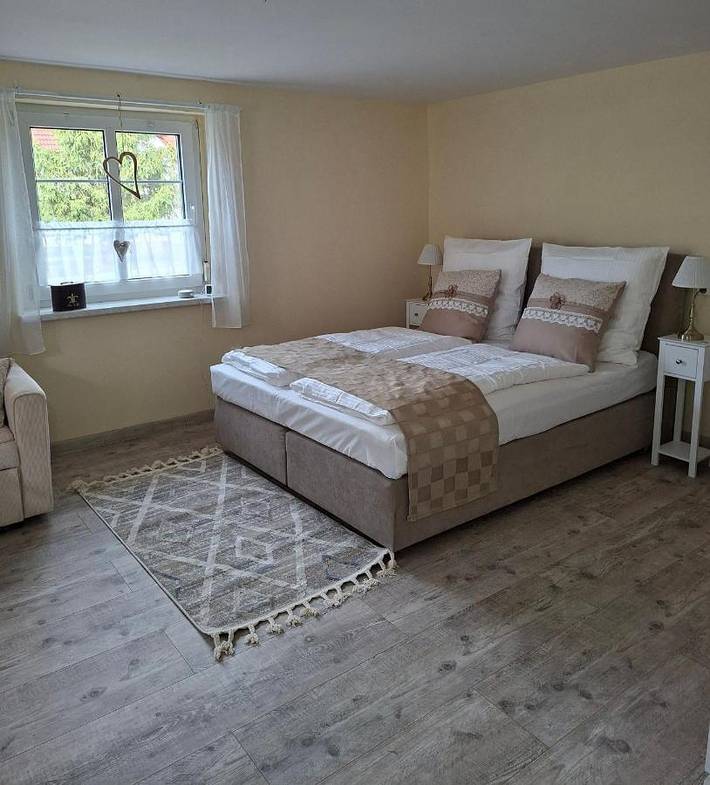 Ferienwohnung für 4 Personen, mit Terrasse und Garten in Kolkwitz