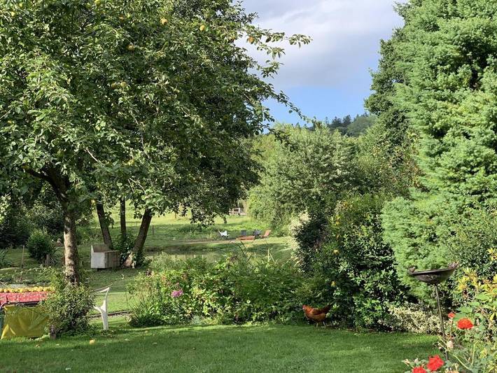 Maison de vacances pour 4 personnes, avec Terrasse ainsi que Jardin et Vue sur le lac