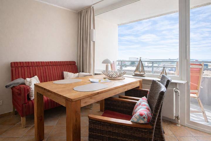 Ferienwohnung für 2 Personen, mit Balkon auf Borkum