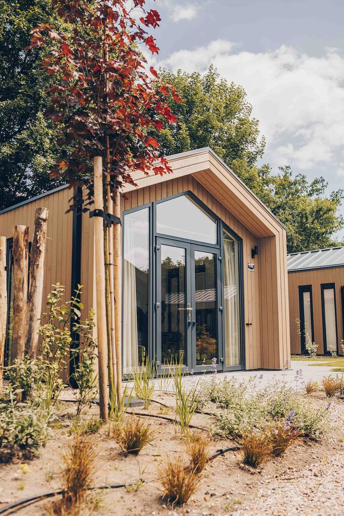 Lodge voor 4 personen, met tuin in Apeldoorn Gemeente