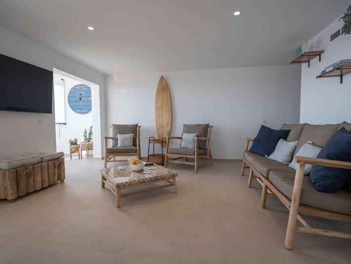 Gîte pour 6 personnes, avec piscine ainsi que vue sur l’océan et balcon dans Bocacangrejo - 3