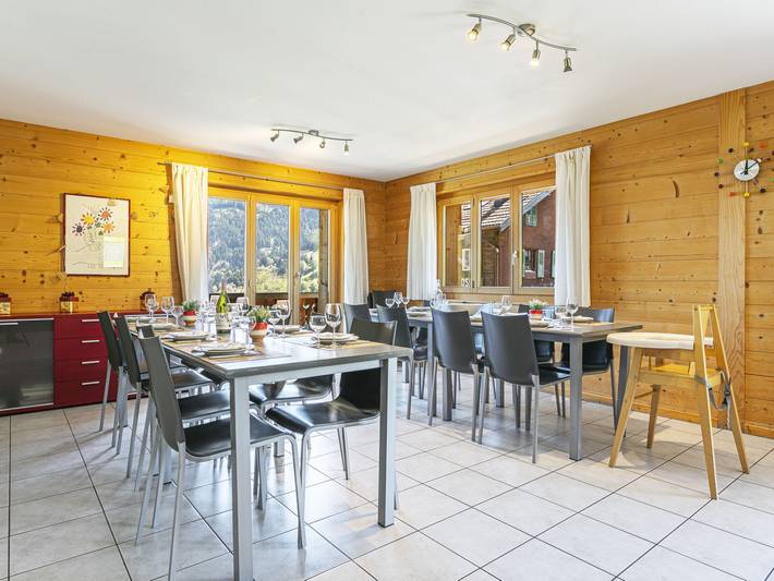 Ferienhaus für 20 Personen, mit Sauna und Ausblick sowie Terrasse im Wallis - 2
