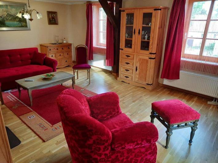 Ferienwohnung für 5 Personen, mit Ausblick in Markersdorf