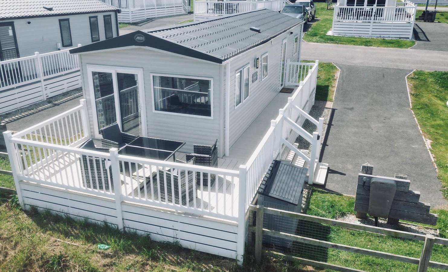 Lodge pour 8 personnes avec balcon in Newquay, Cornouailles