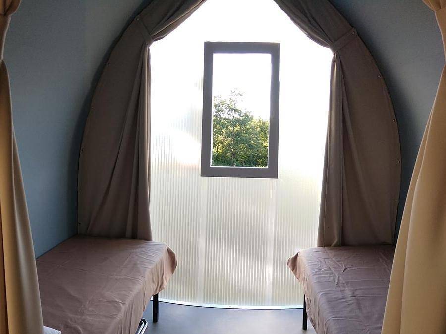 Camping Le Roc del Rey - Bungalowzelt 4 personen - Coco sweet (Sonntag bis Sonntag von 07/07/24 bis 01/09/24) 2/4 Pers. in Belloc, Ariège