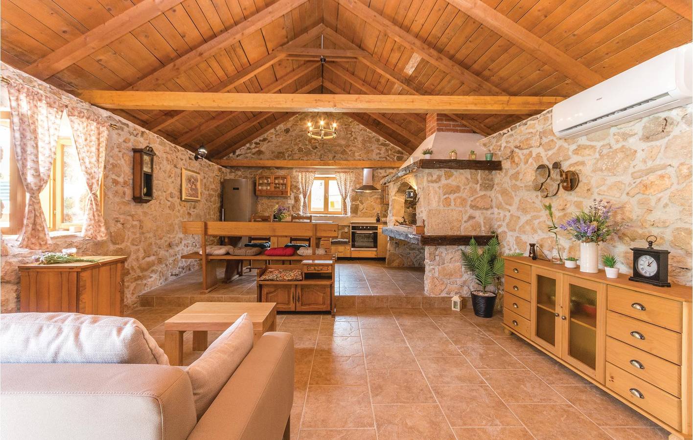 Ferienhaus für 5 Personen mit Terrasse in Općina Polača, Zadar